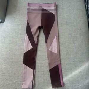 Nike Leggings - Pink Geometric